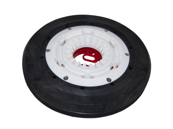 Treibteller für Pads bis 325 mm Vollhaftbelag schwarz mit Moosgummi